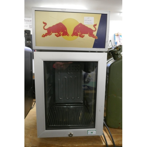 2296A - A Red Bull mini fridge