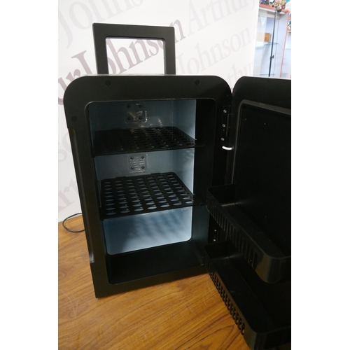 2297 - An IceQ black mini fridge