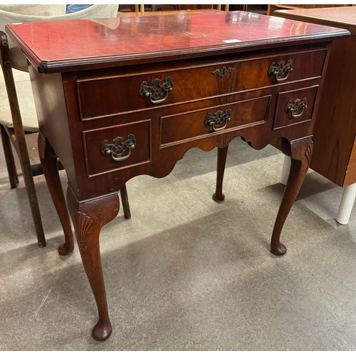 112 - A George I style inlaid mahogany lowboy