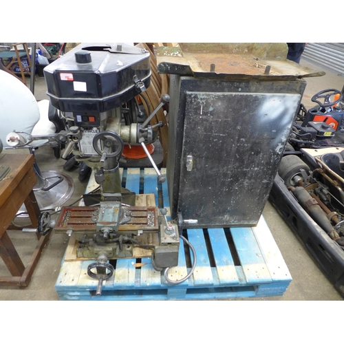 2130 - A Pinnacle PDM-20 drilling and milling machine - single phase, 240V with a GEC BS5000-11 A.C. motor ... 
