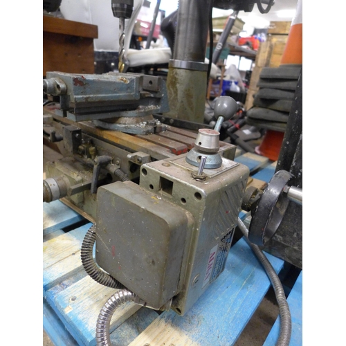 2130 - A Pinnacle PDM-20 drilling and milling machine - single phase, 240V with a GEC BS5000-11 A.C. motor ... 