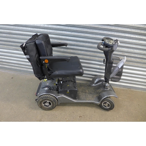 2150 - A Sterling Sapphire 2, 4-wheel mobility scooter with key, charger and information booklet