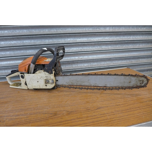 2179 - 2 petrol chainsaws - an Einhell BG-PC4040 and a Stihl MS461