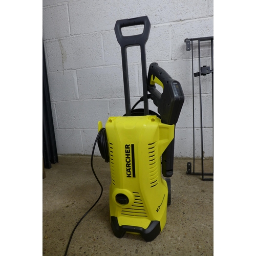 2202 - A Karcher K3 full control jet wash and a high pressure cleaner 250V, 2000W