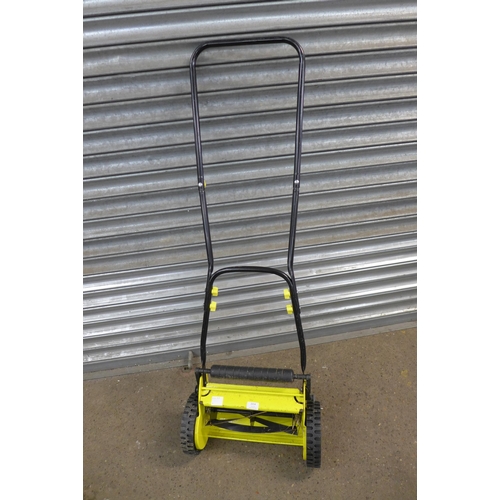 2214 - A Challenge GT5614 hand push cylinder mower and a Qualcast GSS380 38cm hand push cylinder mower