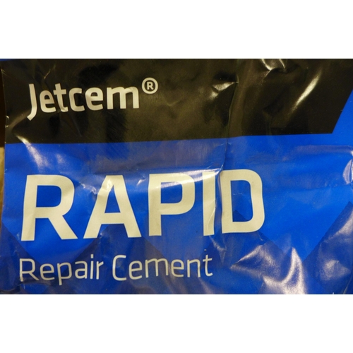 2268 - 4 packs of EverBuild Jetcem rapid repair cement, 6kg per pack