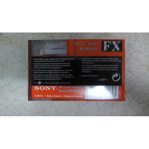 2093 - A box of 50 Sony FX90 type 1 cassette tapes