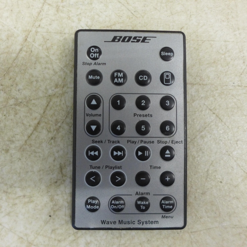 2110 - A Bose Wave 3 and Bose Wave radio with remote