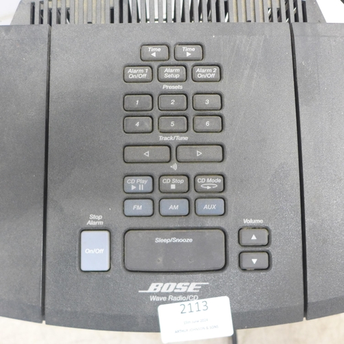 2113 - Two Bose Wave radio/CD players