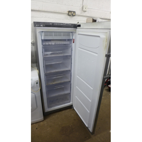 2124 - A Hotpoint Future frost free freestanding freezer (FZS150) in graphite