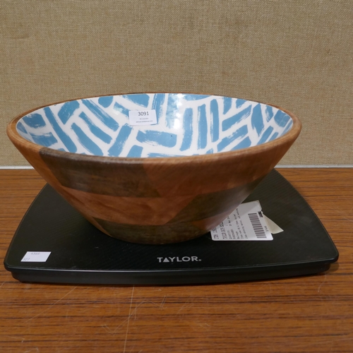 3009A - Taylor Bath Scales, Mikasa Salad Bowl - Damaged, 2 x Kambukka Travel Mugs - ( 1 Lid Missing) (327-50... 