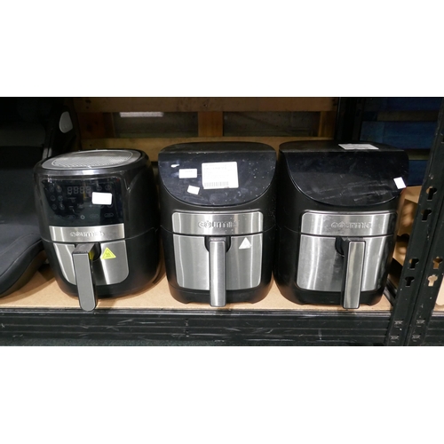 3145 - 3 x Gourmia Air Fryer 7Qt  - This lot requires a UK adaptor      (327-463 )  * This lot is subject t... 