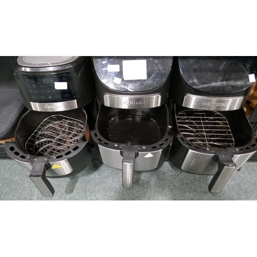 3145 - 3 x Gourmia Air Fryer 7Qt  - This lot requires a UK adaptor      (327-463 )  * This lot is subject t... 