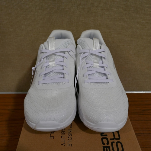 3154 - Pair of ladies Go Walk Joy white Skecher trainers (size UK 7)   *This lot is subject to VAT