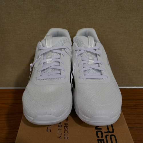 3155 - Pair of ladies Go Walk Joy white Skecher trainers (size UK 7)   *This lot is subject to VAT