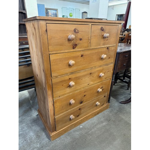 216 - A pine chest of drawers