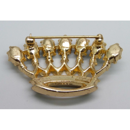 1000 - A Crown Trifari 'Dearest' brooch