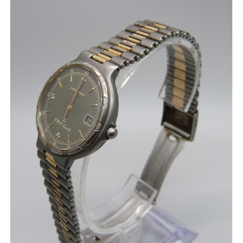 1044 - A gentleman's Longines VHP quartz wristwatch