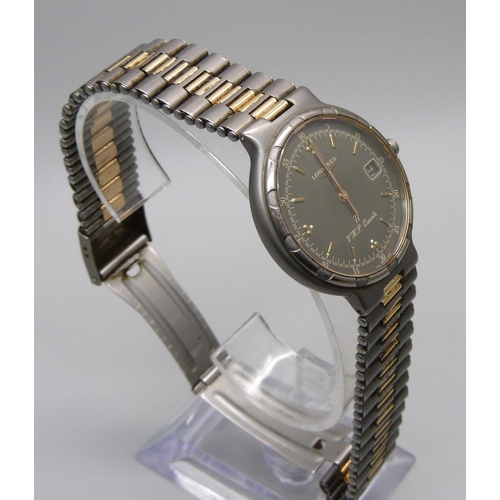 1044 - A gentleman's Longines VHP quartz wristwatch