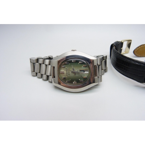 1045 - Two gentleman's wristwatches, Seiko automatic and an Ebel quartz