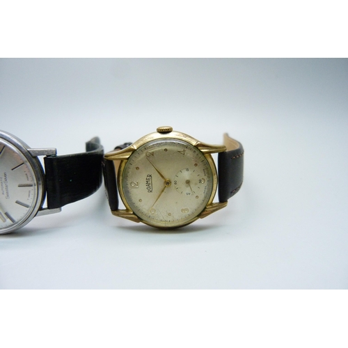 1046 - Two gentleman's wristwatches, Tissot Visodate Automatic Seastar Seven and a Roamer with seconds dial