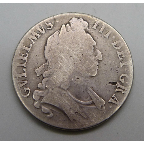 1071 - A William III 1696 crown