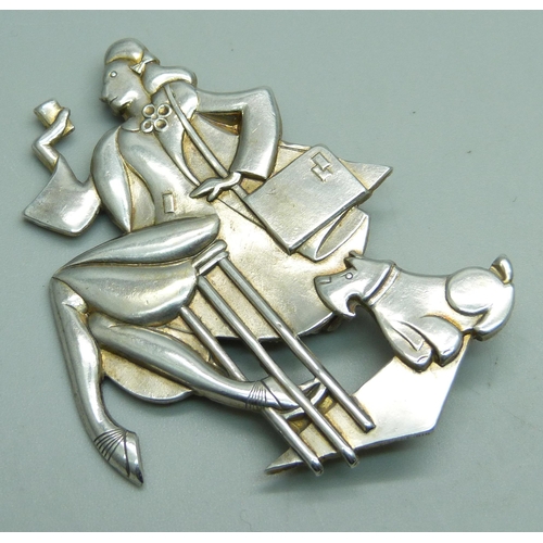 1118 - An Art Deco style brooch