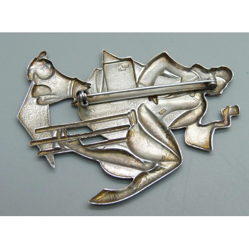 1118 - An Art Deco style brooch