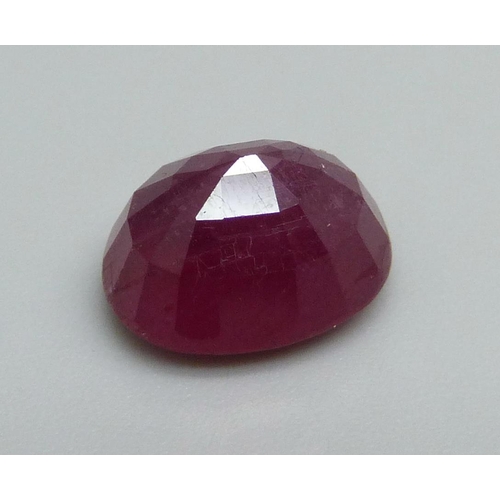 1166 - An unmounted 2.5ct ruby