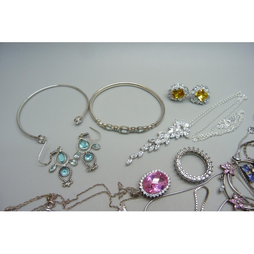 1173 - Silver jewellery