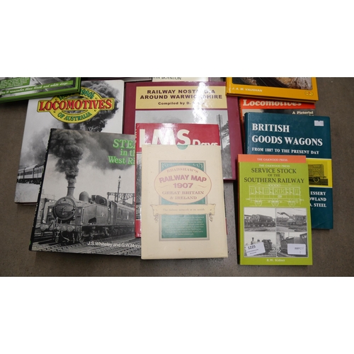 1225 - A collection of raliway related books