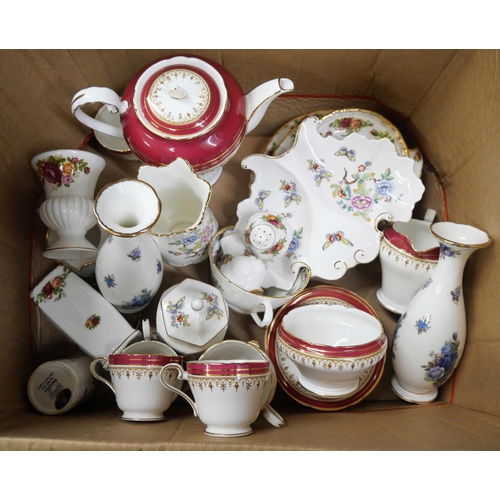 1236 - Assorted china, Aynsley, Royal Albert, etc. **PLEASE NOTE THIS LOT IS NOT ELIGIBLE FOR IN-HOUSE POST... 