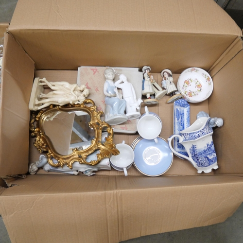 1240 - A collection of china, stoneware and glassware (3 boxes) **PLEASE NOTE THIS LOT IS NOT ELIGIBLE FOR ... 