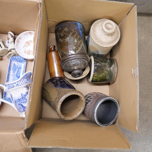 1240 - A collection of china, stoneware and glassware (3 boxes) **PLEASE NOTE THIS LOT IS NOT ELIGIBLE FOR ... 