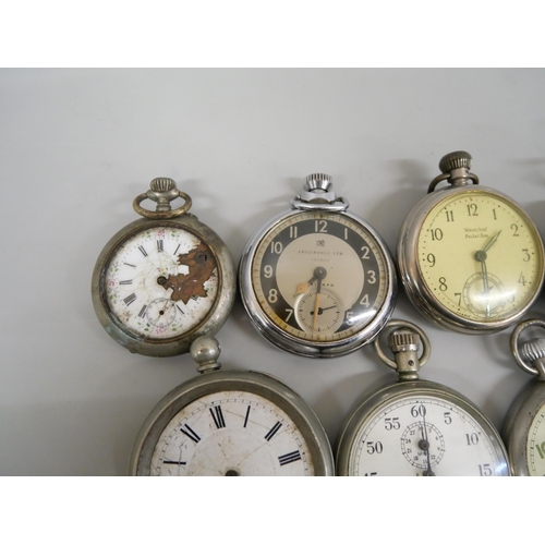 624 - Seven pocket watches, a/f