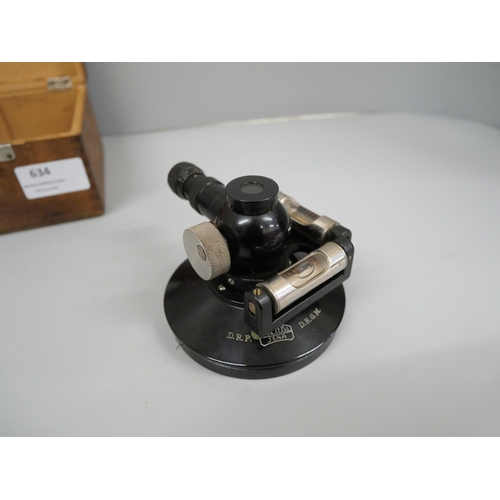 634 - A boxed Carl Zeiss precision tool, marked D.R.G.M. (German) produced between 1891 and 1945, No. 2048... 