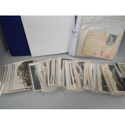 665 - German and Austrian postal history and correspondence, mostly World War II period, includes Feldpost... 