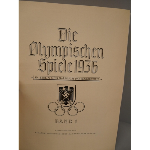 677 - A German collectors card album, 1936 winter Olympics in Berlin