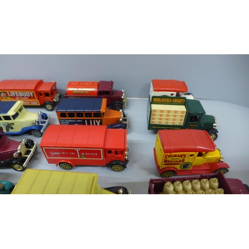 733 - A collection of Corgi and other model vehicles