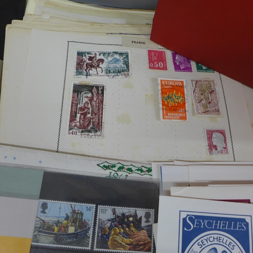 734 - Stamps: British, European, Commonwealth and World stamps and first day covers