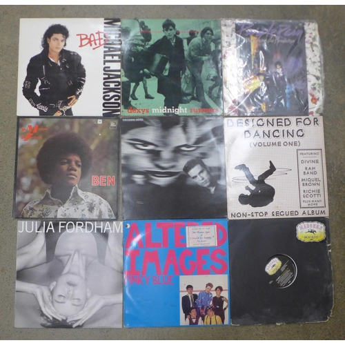 742 - Thirty LP records - pop, rock, soul, artists include Prince, Michael Jackson, Madonna, etc.