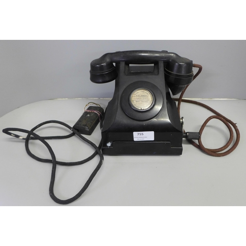 755 - A Bakelite telephone