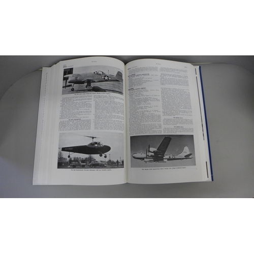 758 - Two Jane's aircraft books, All The Worlds Aircraft 1945 and 1984-5 75th Anniversary Issue