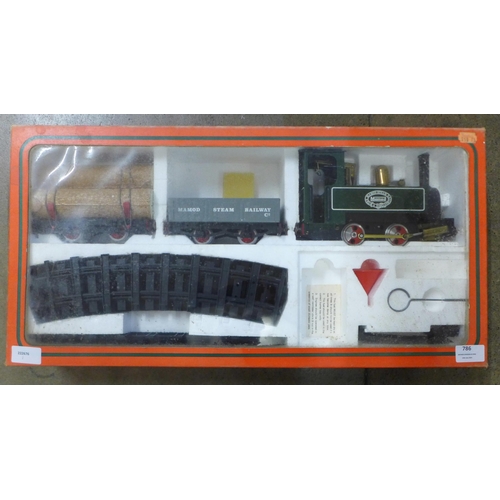 786 - A Mamod Steam Railway Company train set, boxed