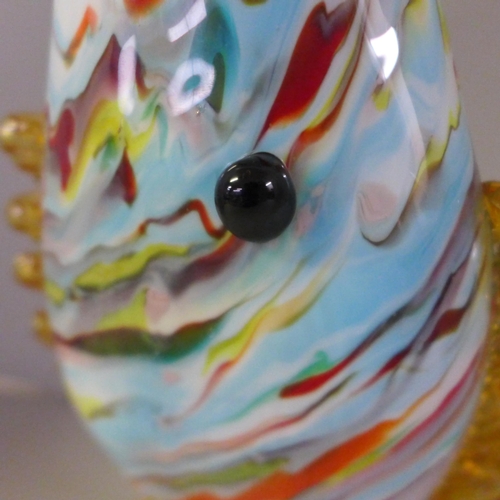 801 - A Murano glass fish, 30.5cm