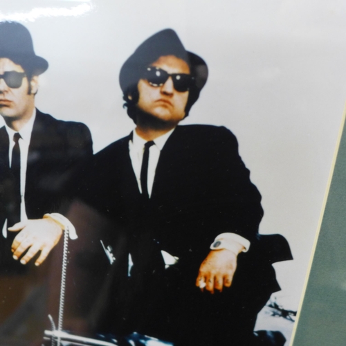 815 - Blues Brothers autographed display - John Belushi and Dan Akroyd