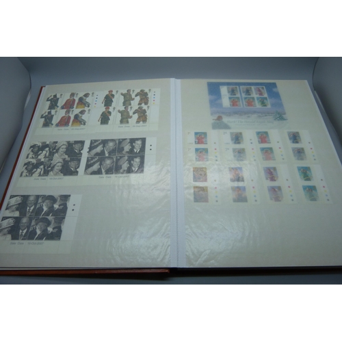 836 - Great Britain 2007-2010 unmounted mint commemoratives in stock book, high face value (more than 430 ... 