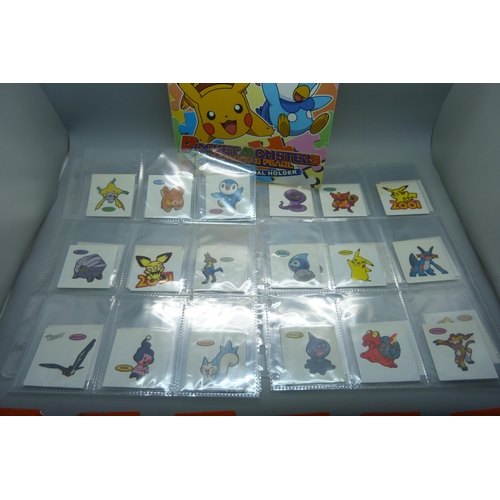 842 - Forty-five Pokemon diamond and pearl stickers