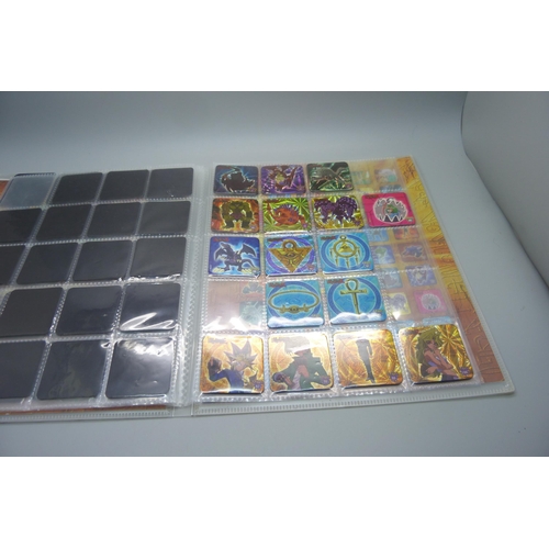 846 - An album of Yo-Gi-Oh! Stax magnets, circa year 2000
