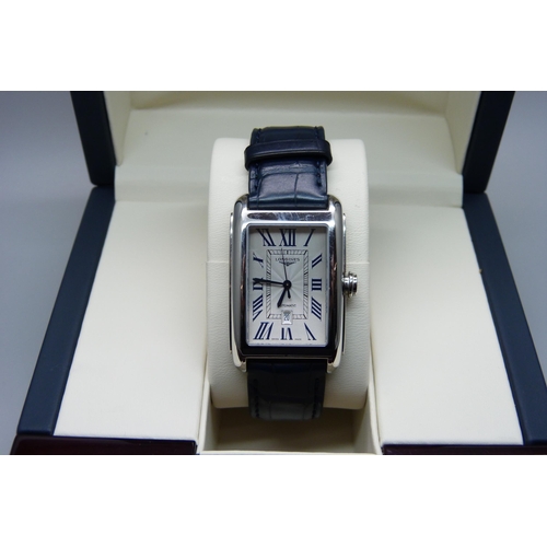 857 - A Longines Dolce Vita automatic wristwatch, with box and paperwork, (purchased January 2024)